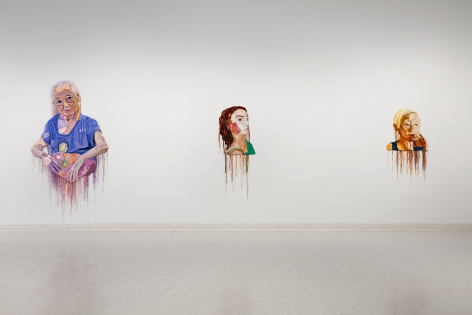 Jo Hamilton | The Matriarchs, the Masked, and the Naked Man | May 2019 | Russo Lee Gallery | Installation View 05