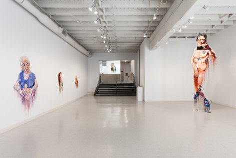 Jo Hamilton | The Matriarchs, the Masked, and the Naked Man | May 2019 | Russo Lee Gallery | Installation View 11