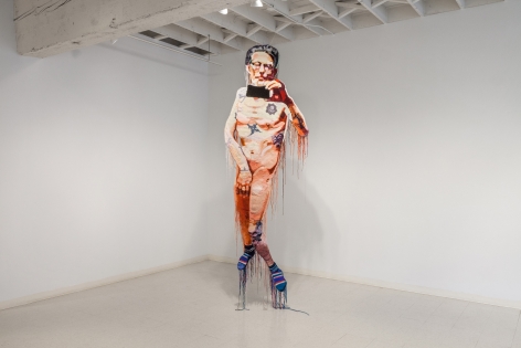 Jo Hamilton | The Matriarchs, the Masked, and the Naked Man | May 2019 | Russo Lee Gallery | Installation View 08