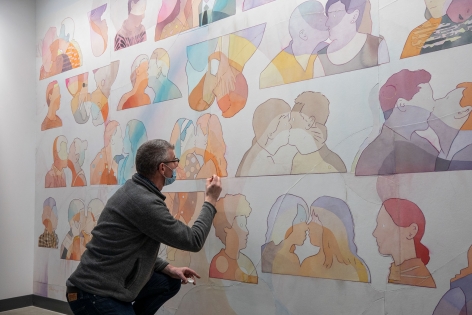 Dan Gluibizzi - Meta Open Arts mural commission - So many kisses-06