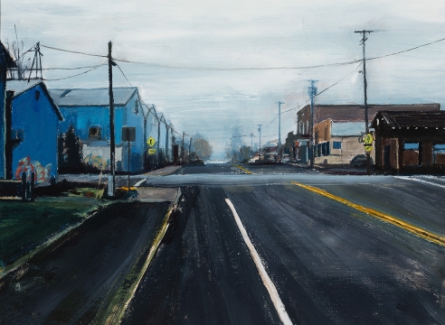 Roll Hardy - Marginal Crossroads - oil on canvas - 2019